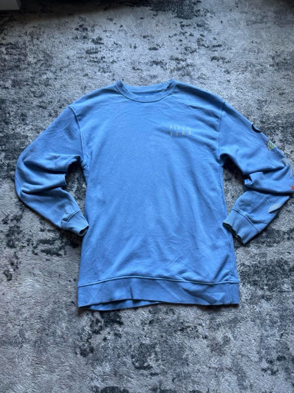 Billabong Light Blue Crewneck Sweatshirt